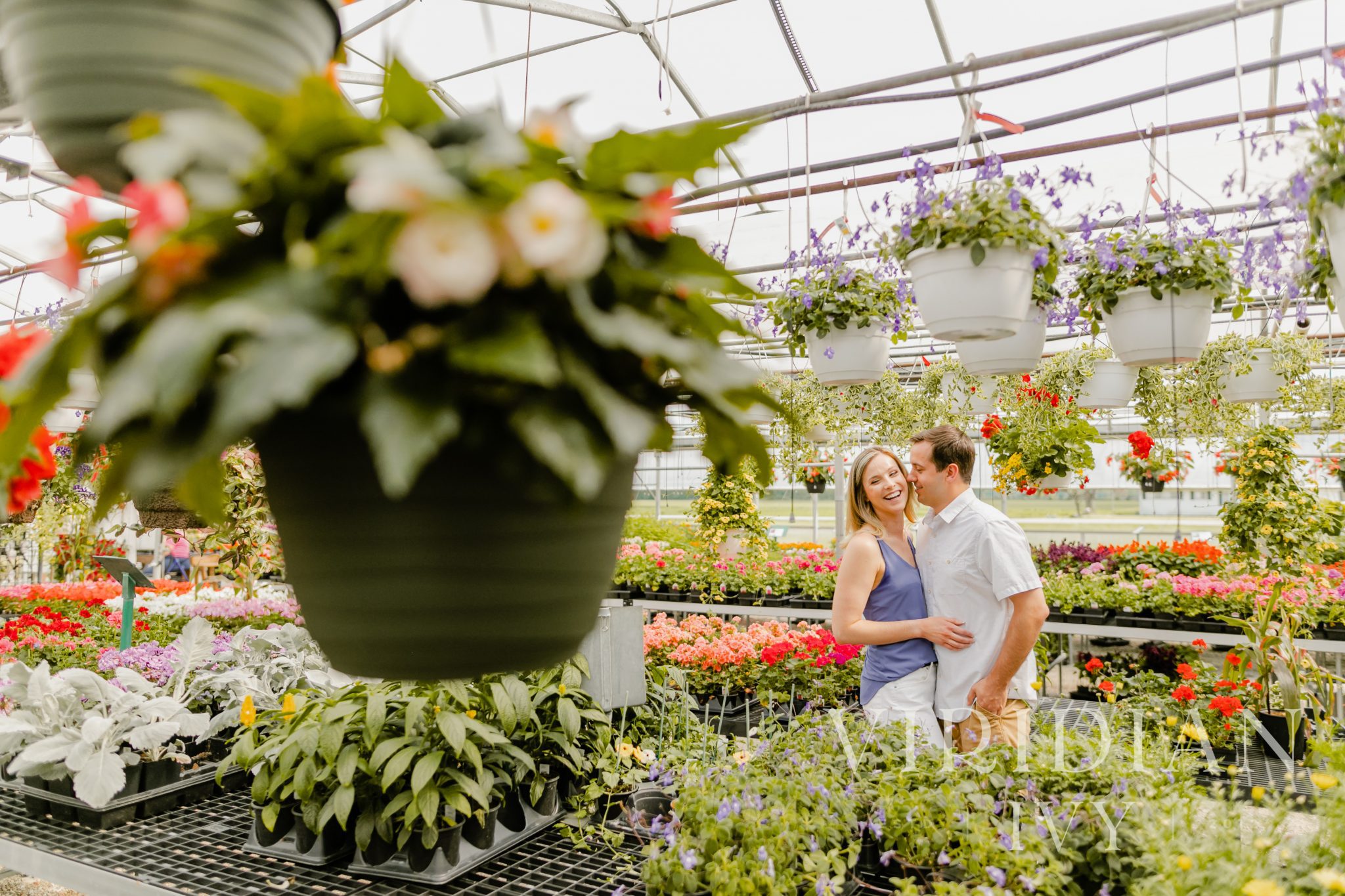Tiffany + Bryan | Creque's Greenhouse | Ohio Engagement Photographer ...